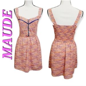 Maude A-Line princess mini floral dress